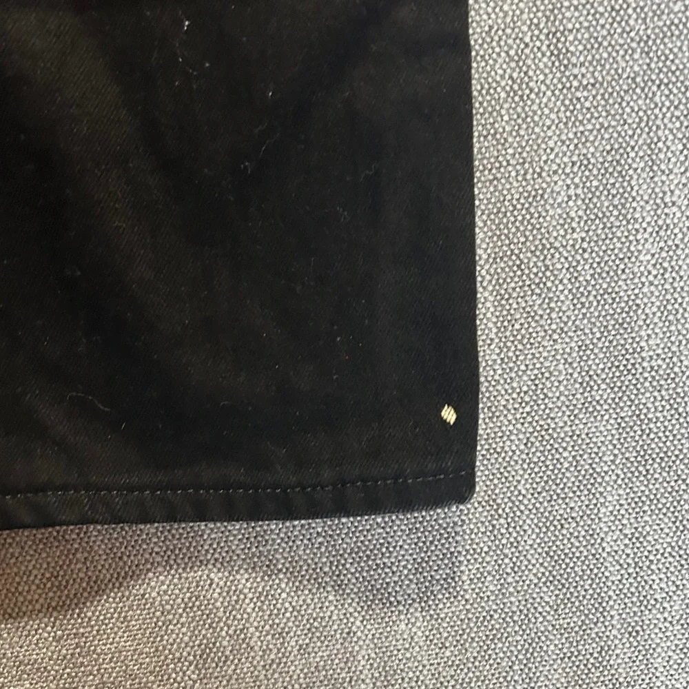 Levi's 501 Original Fit Jeans Men 38x32 Black Straight Leg Button Fly Denim